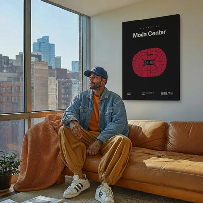 Portland Basketball Arena Bold