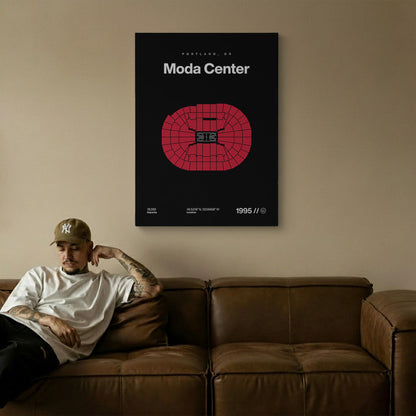 Portland Basketball Arena Bold