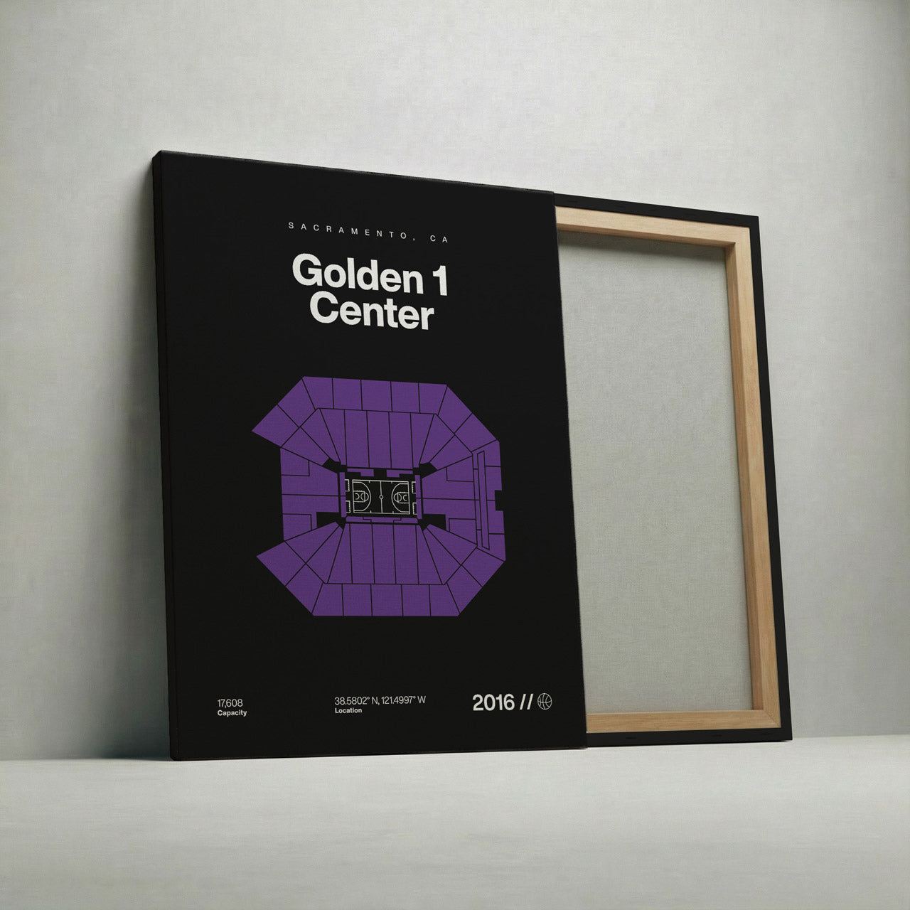 Sacramento Basketball Arena Bold