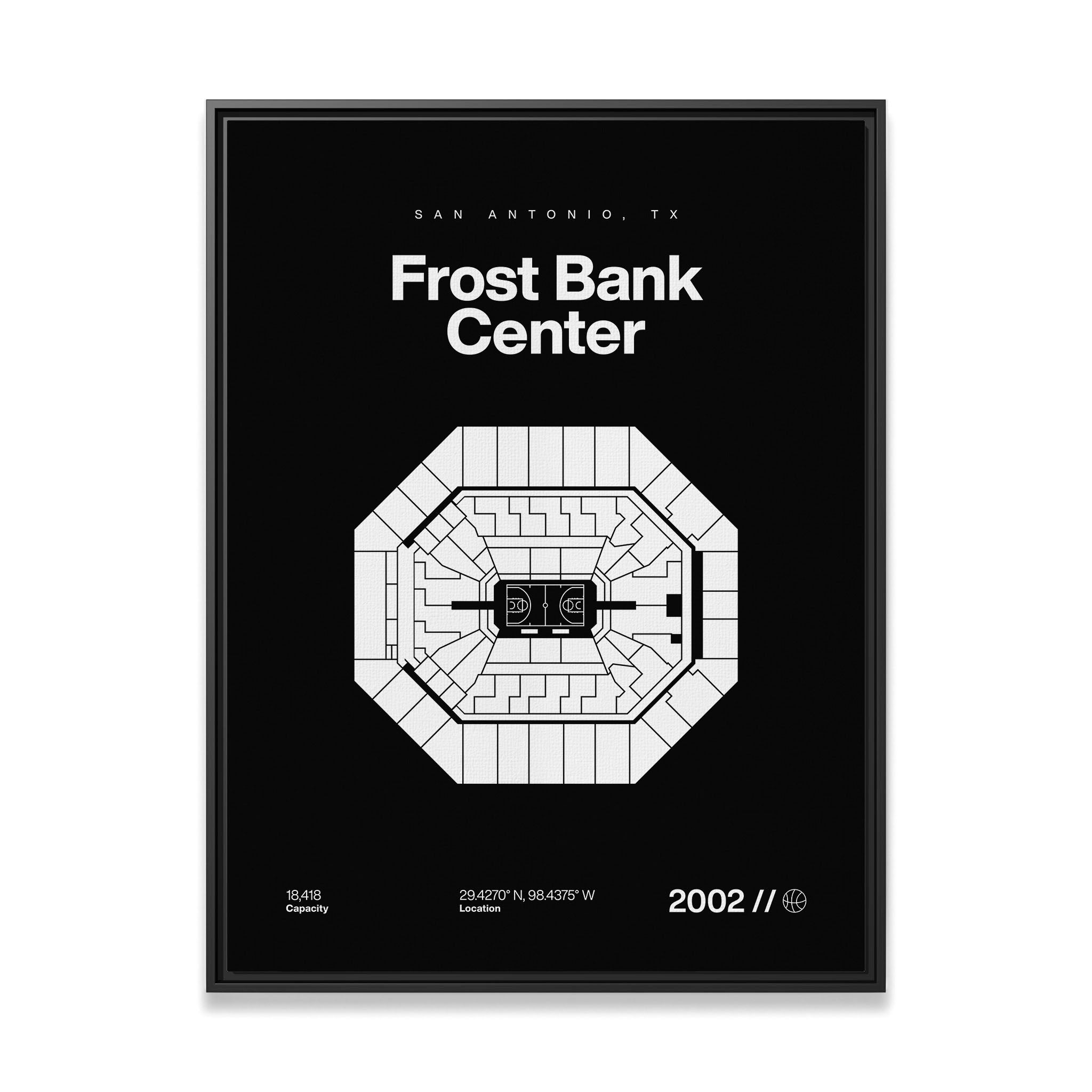 San Antonio Basketball Arena Bold