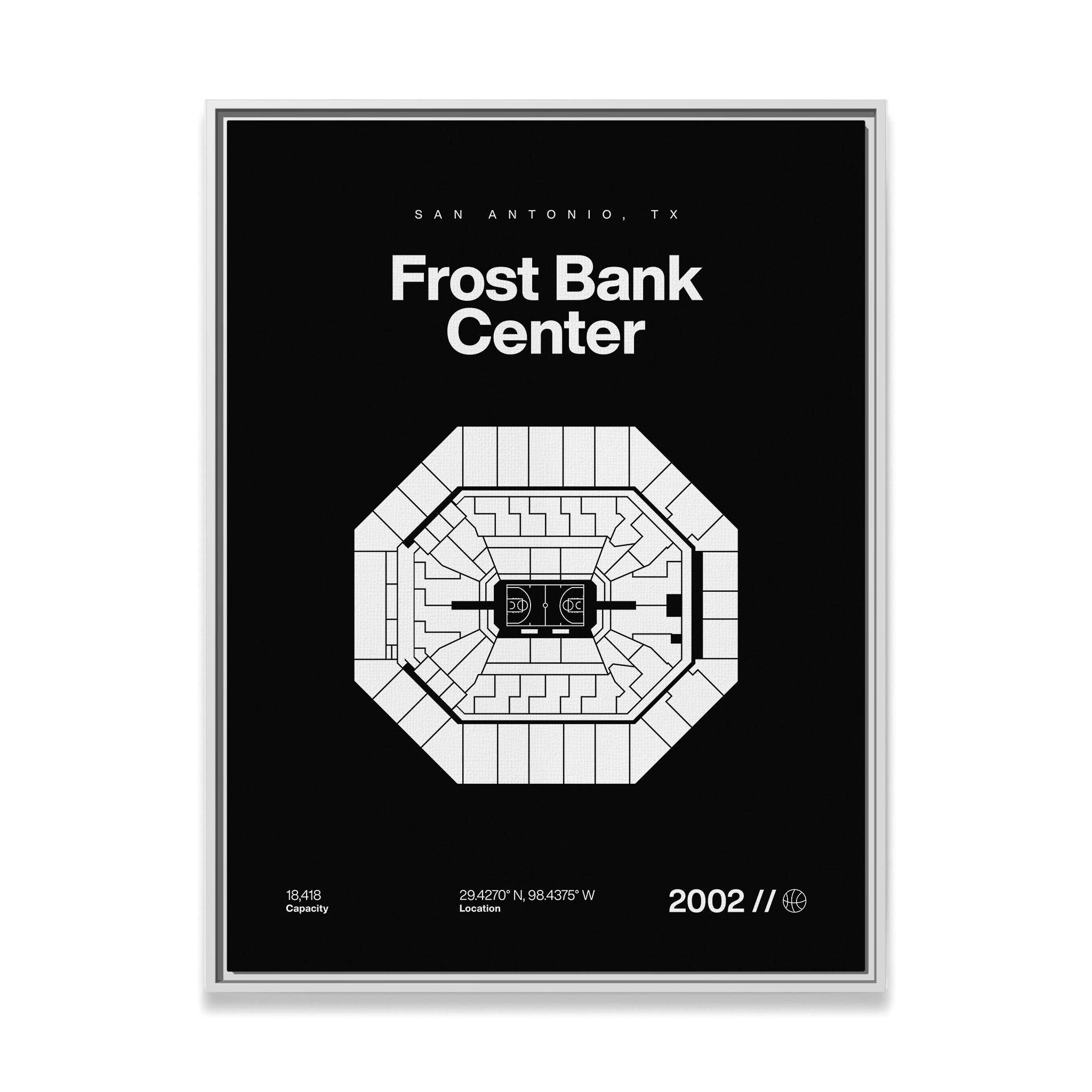 San Antonio Basketball Arena Bold