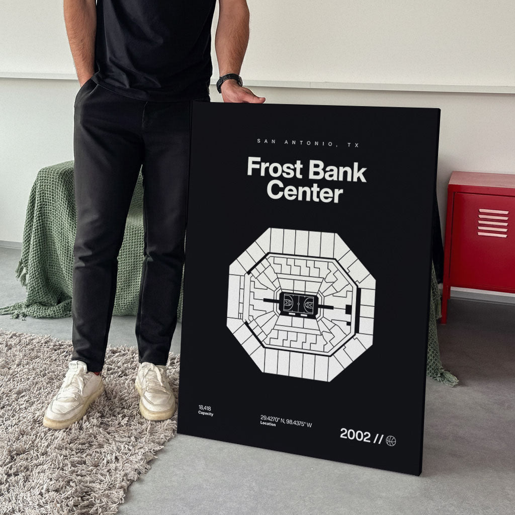 San Antonio Basketball Arena Bold