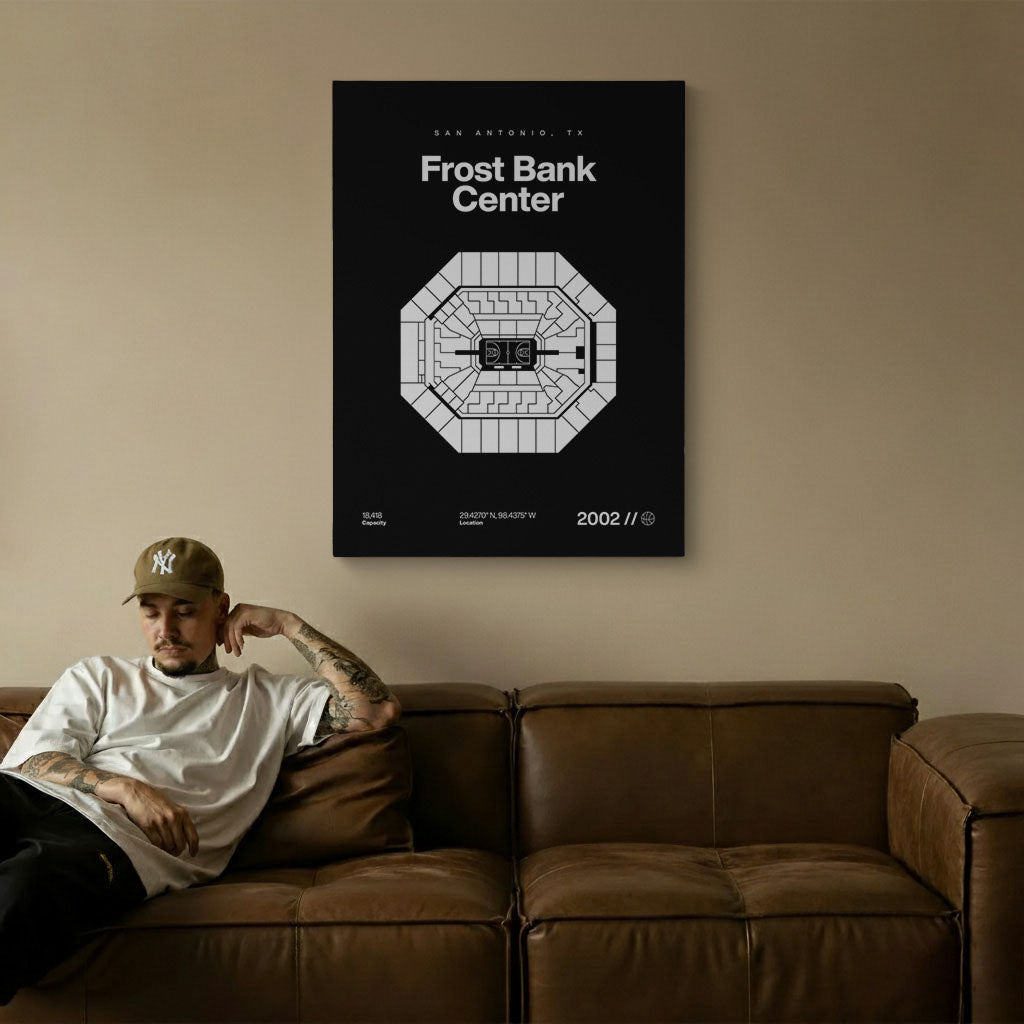 San Antonio Basketball Arena Bold