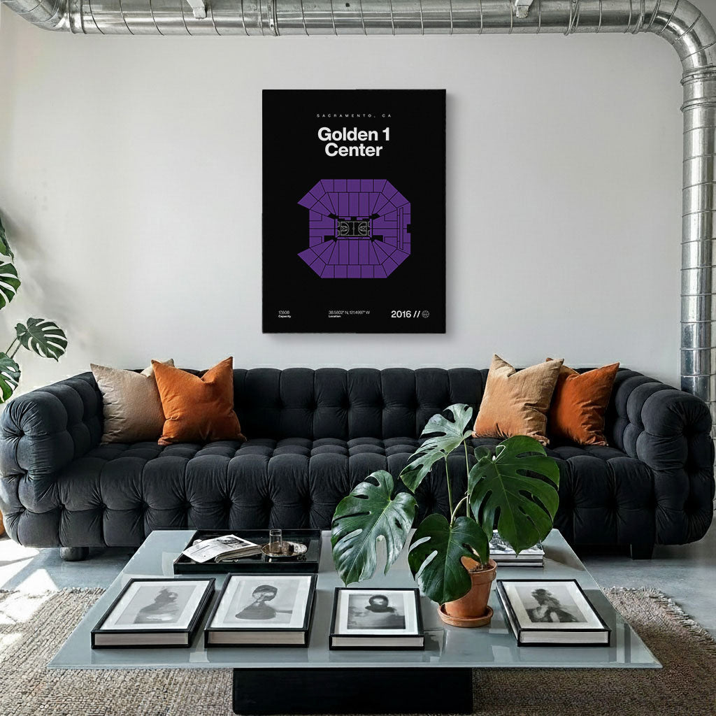 Sacramento Basketball Arena Bold