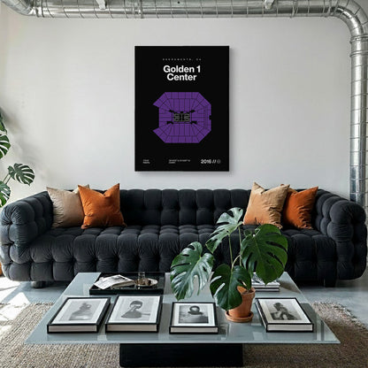 Sacramento Basketball Arena Bold