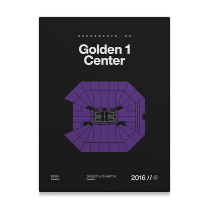 Sacramento Basketball Arena Bold