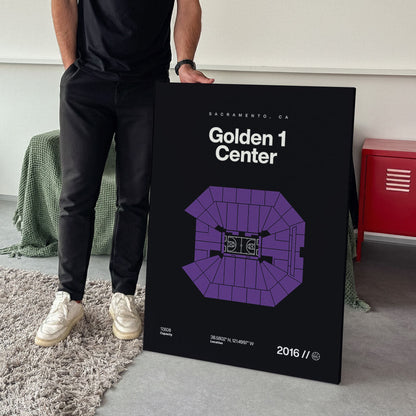 Sacramento Basketball Arena Bold