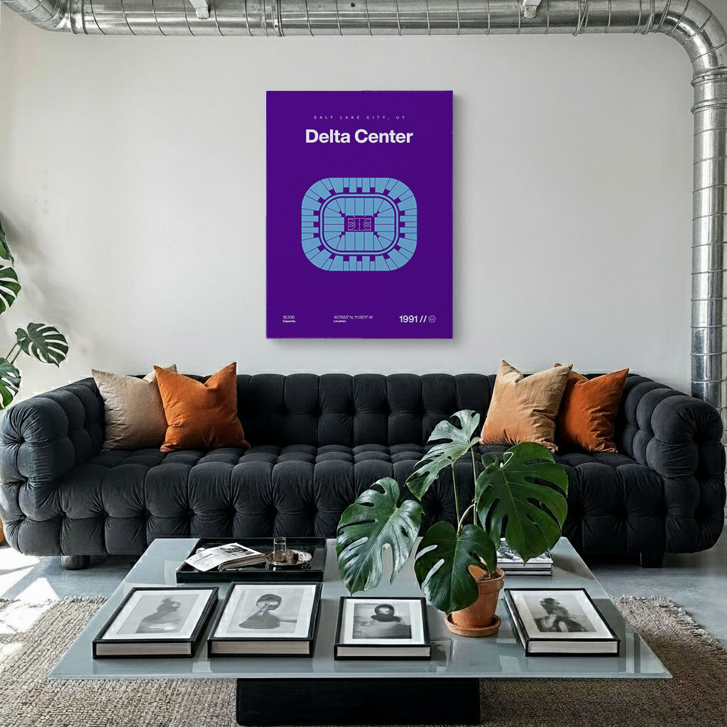 Utah Basketball Arena Bold