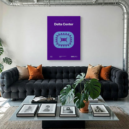 Utah Basketball Arena Bold