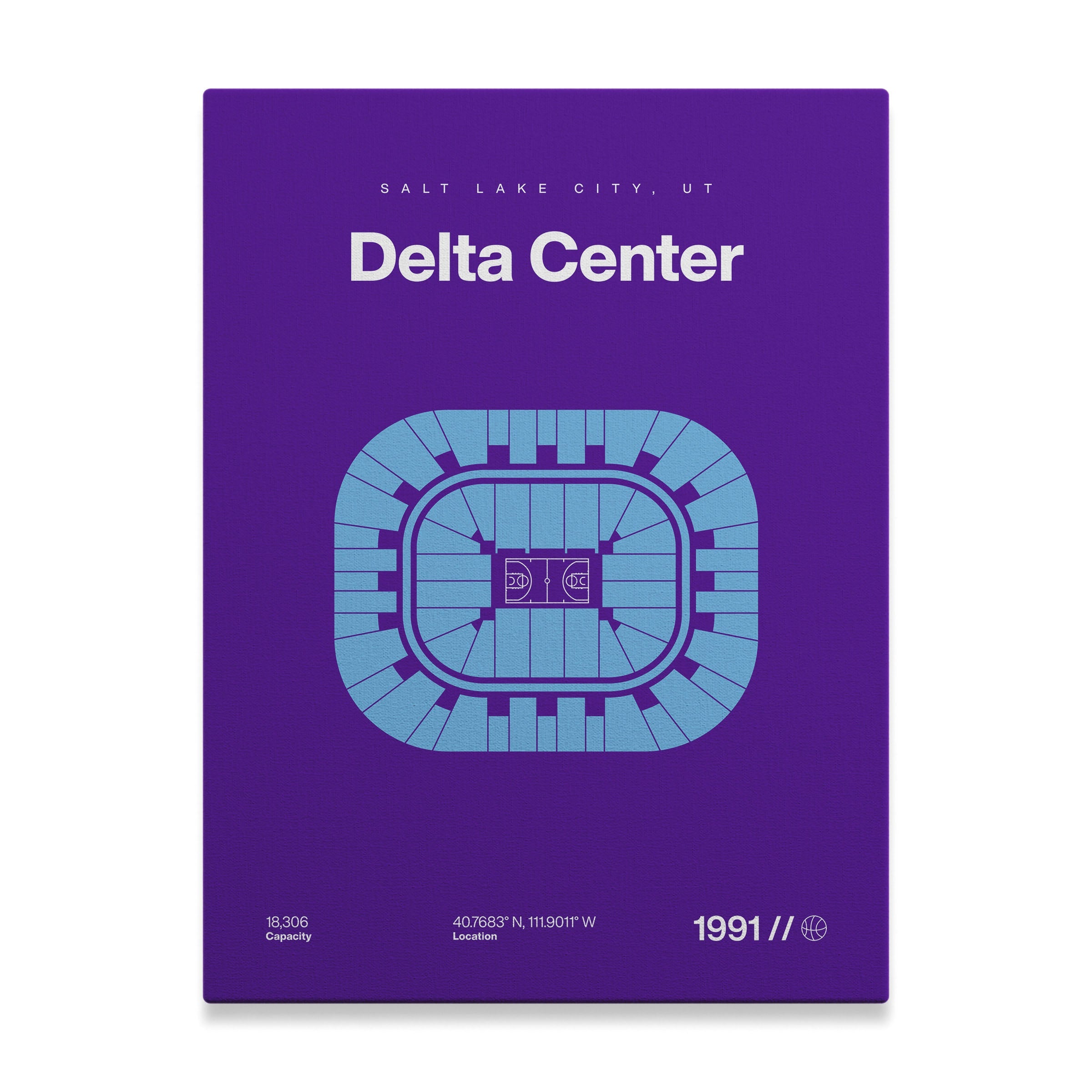 Utah Basketball Arena Bold