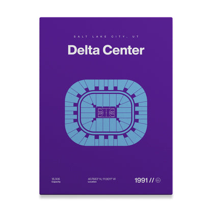 Utah Basketball Arena Bold