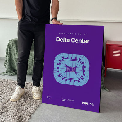 Utah Basketball Arena Bold