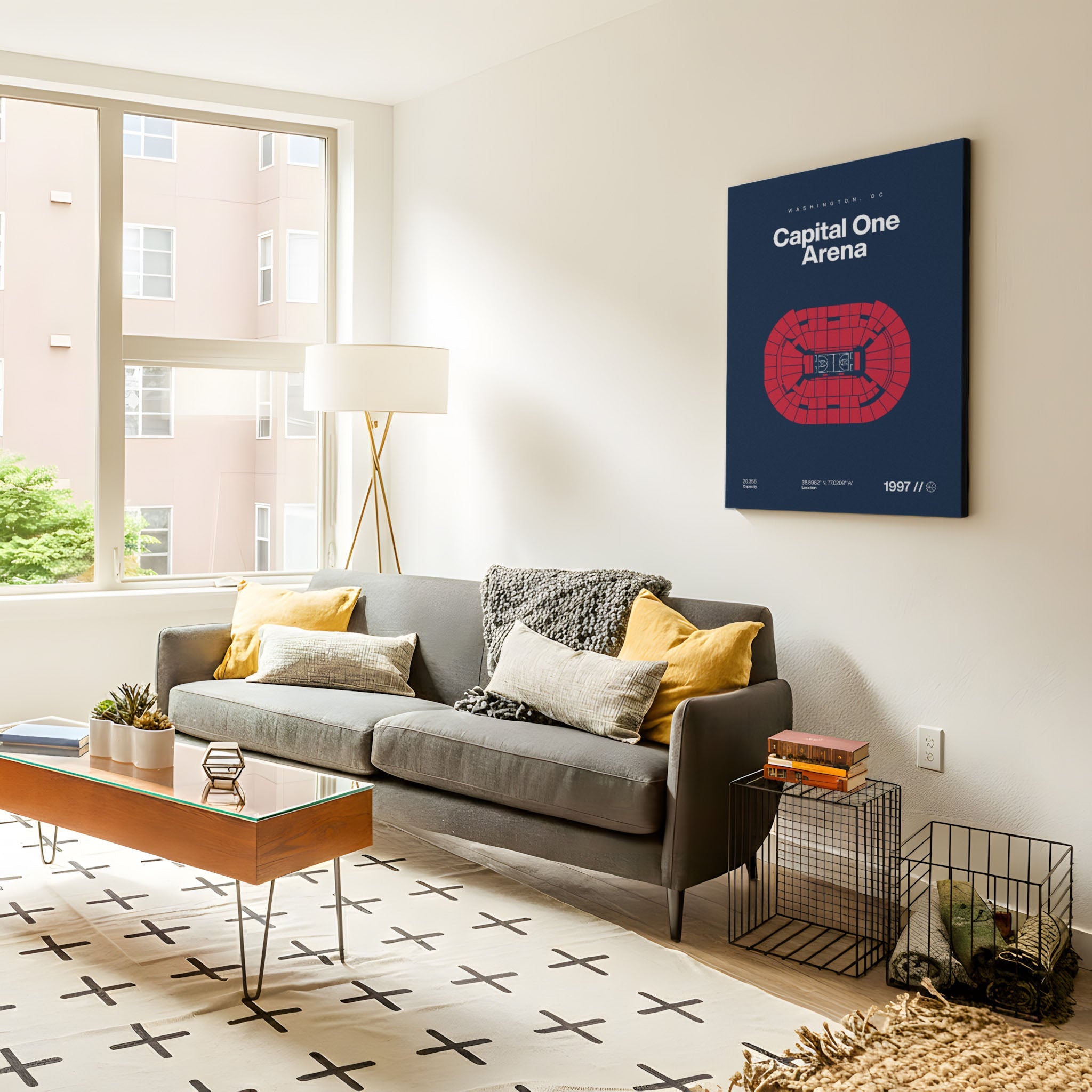 Washington Basketball Arena Bold