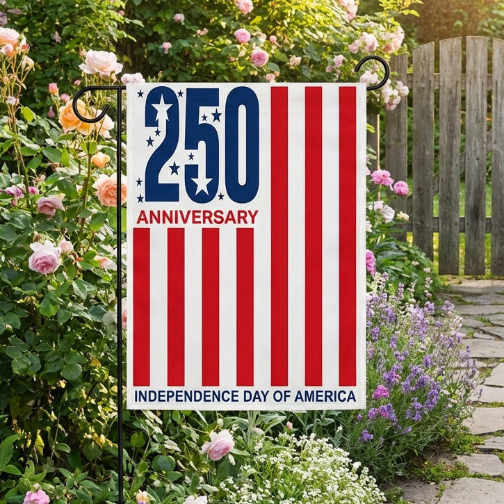 250th Anniversary Semiquincentennial Flag, United States 1776 2026 Patriotic Decor