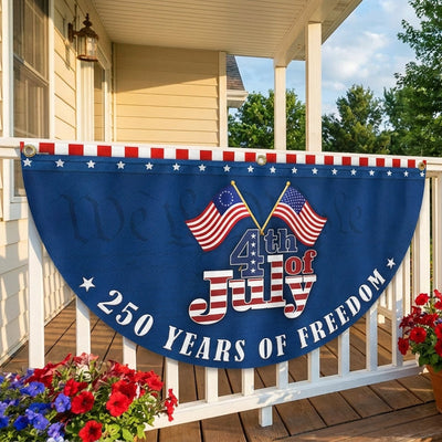 250 Years of Freedom Flag, 1776 2026 Betsy Ross 4th of July Fan Flag