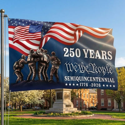 Flagwix American Flag, 250 Years We The People Semiquincentennial Grommet Flag  3-Day Shipping
