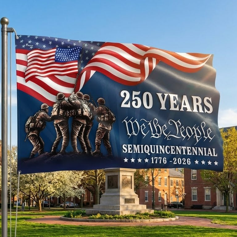 Flagwix American Flag, 250 Years We The People Semiquincentennial Grommet Flag  3-Day Shipping