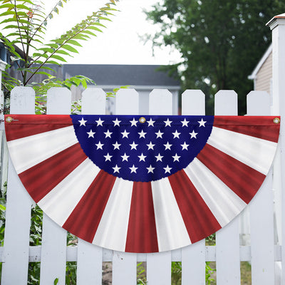American Flag - Patriotic American Non-Pleated Fan Flag