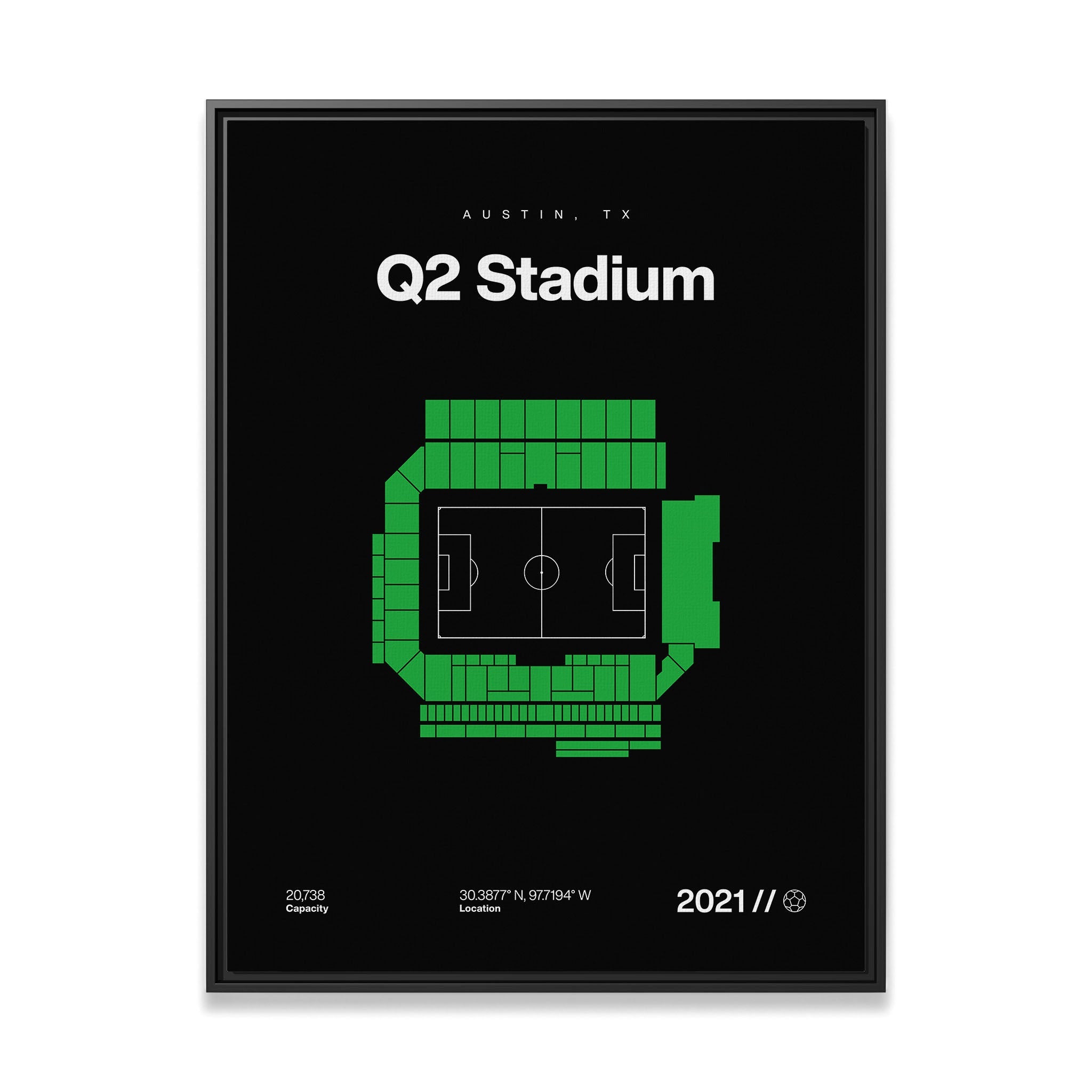 Austin Soccer Stadium Bold