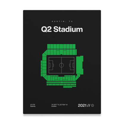 Austin Soccer Stadium Bold
