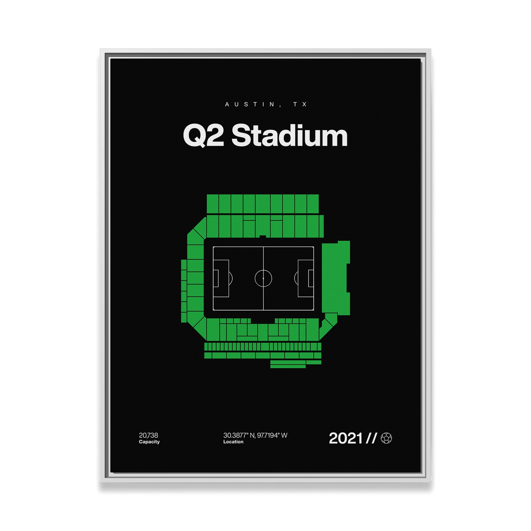 Austin Soccer Stadium Bold