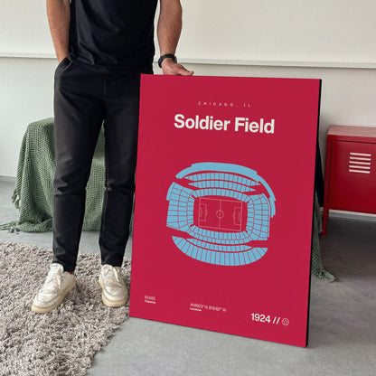 Chicago Soccer Stadium Bold