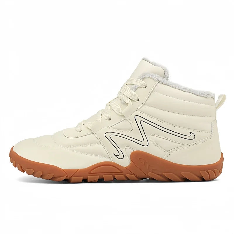 Yoris Waterproof Warm EVA Midsole Fully Fur Lined Casual Barefoot Zero Drop Wide Toe Box Autumn Winter Snow Hiking Boots