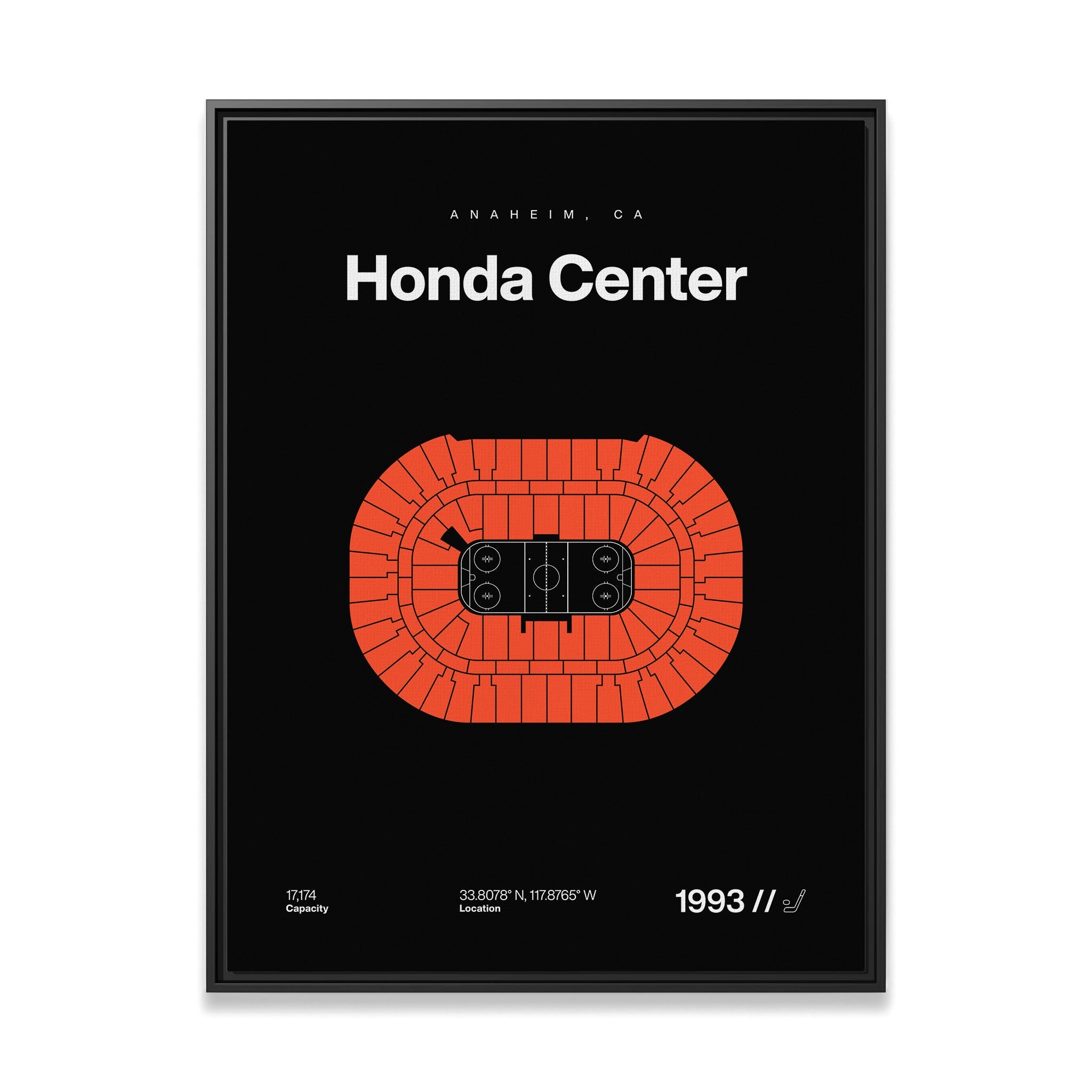 Anaheim Hockey Arena Bold