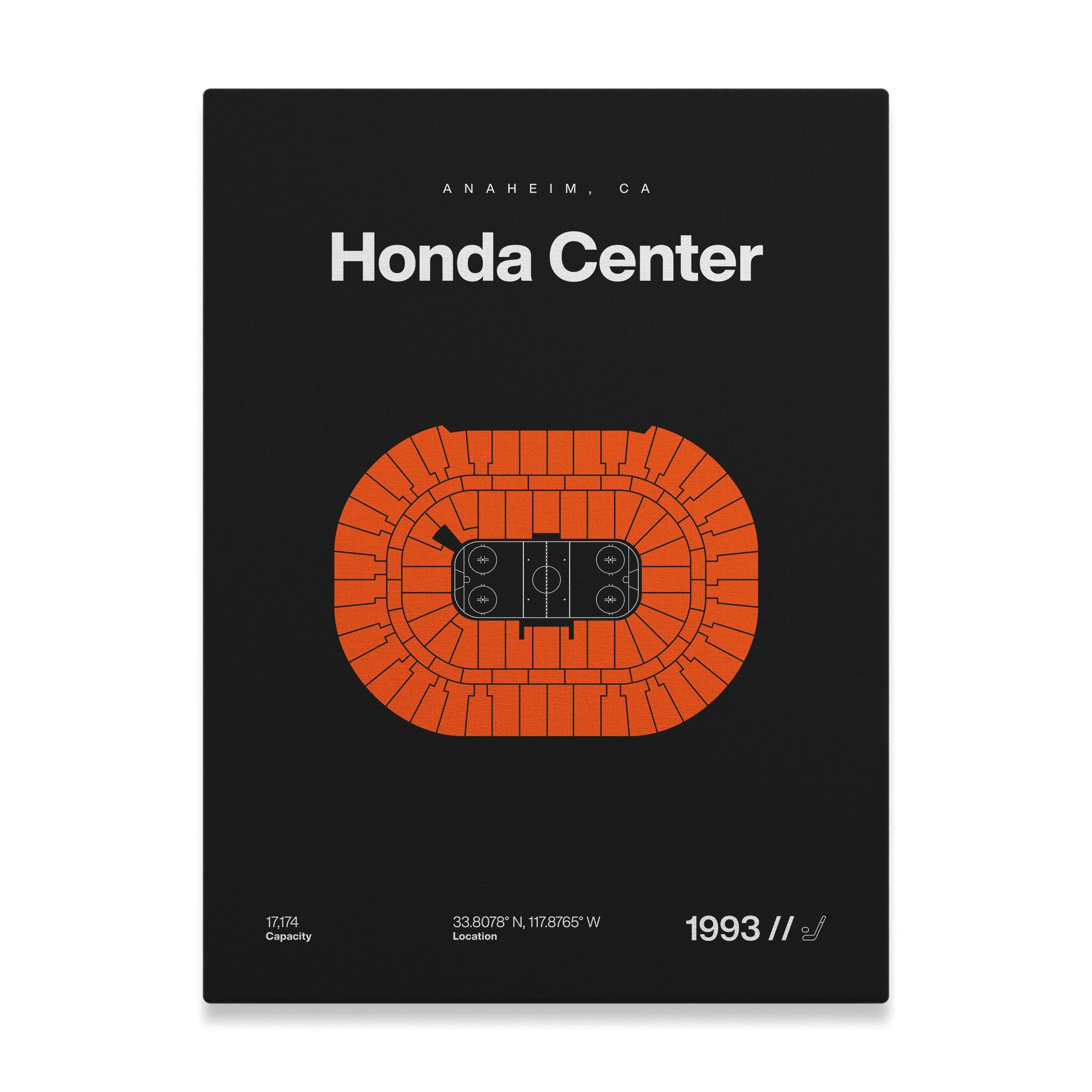 Anaheim Hockey Arena Bold