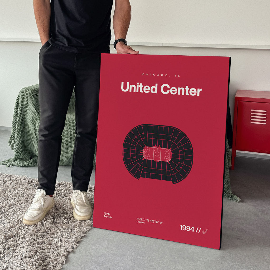 Chicago Hockey Arena Bold