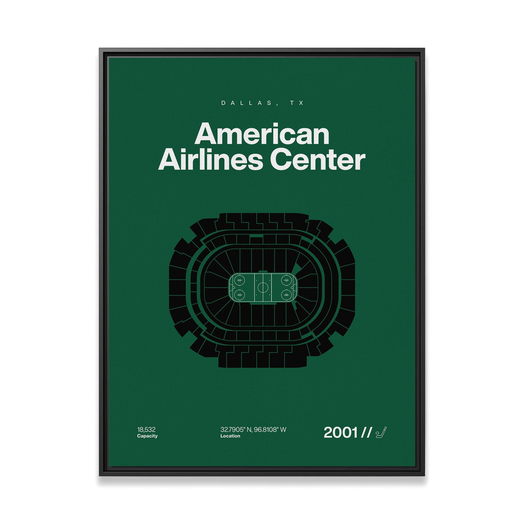 Dallas Hockey Arena Bold