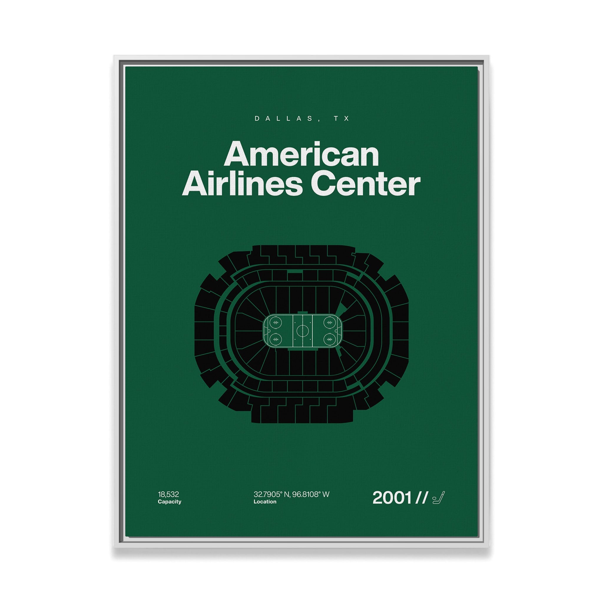 Dallas Hockey Arena Bold