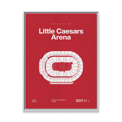 Detroit Hockey Arena Bold