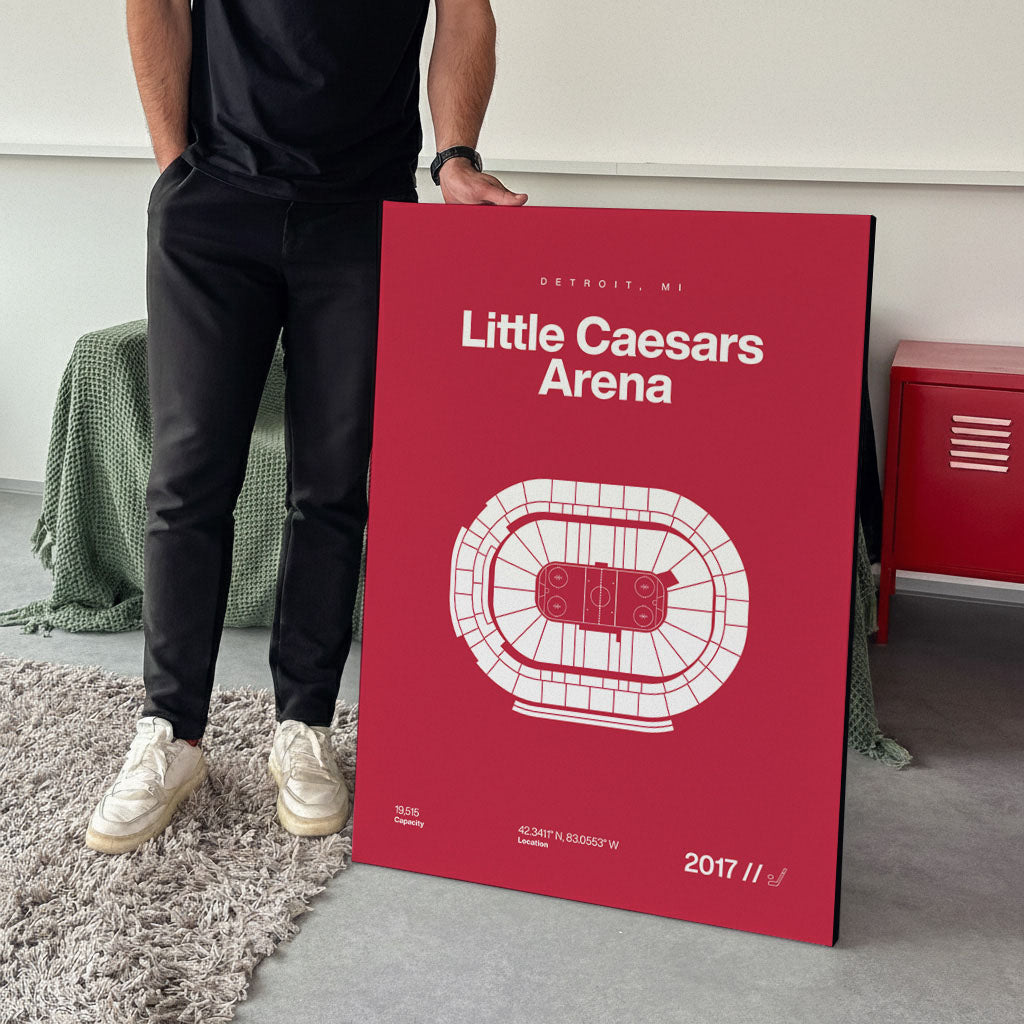 Detroit Hockey Arena Bold