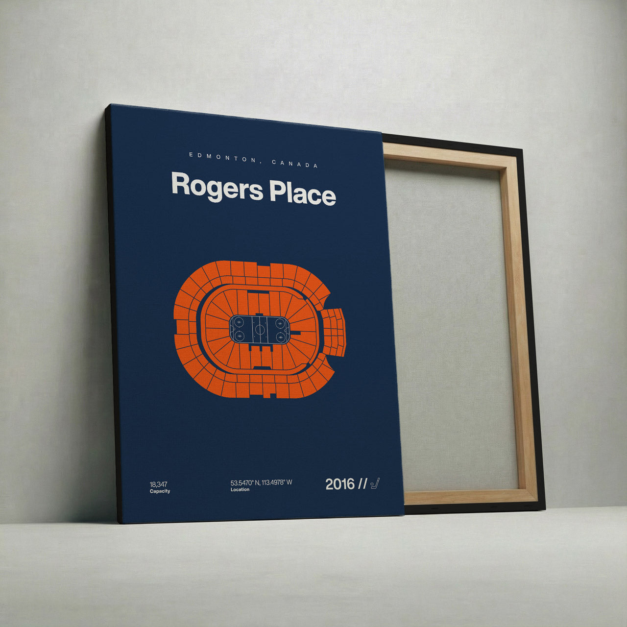 Edmonton Hockey Arena Bold