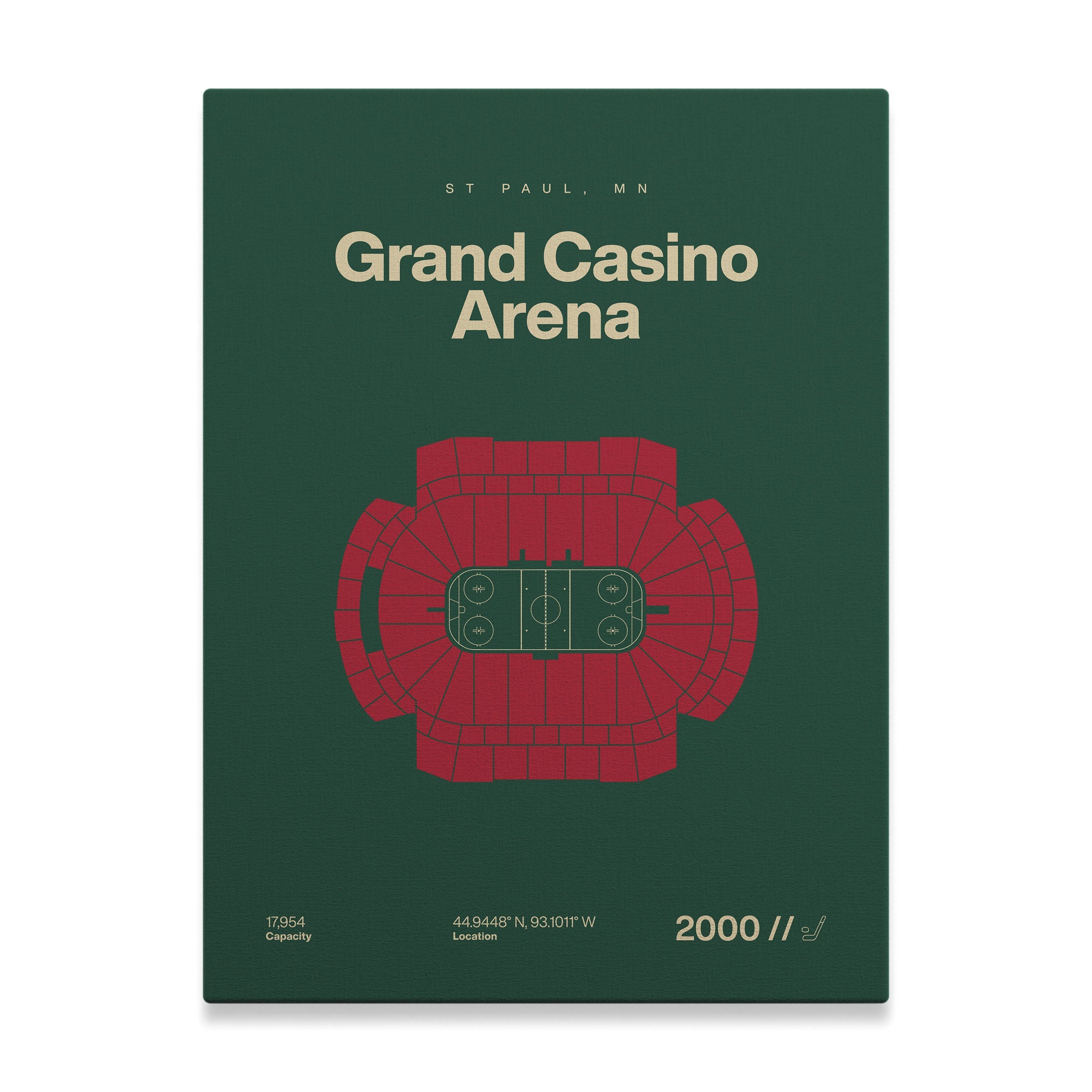 Minnesota Hockey Arena Bold