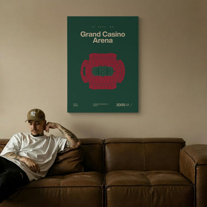 Minnesota Hockey Arena Bold