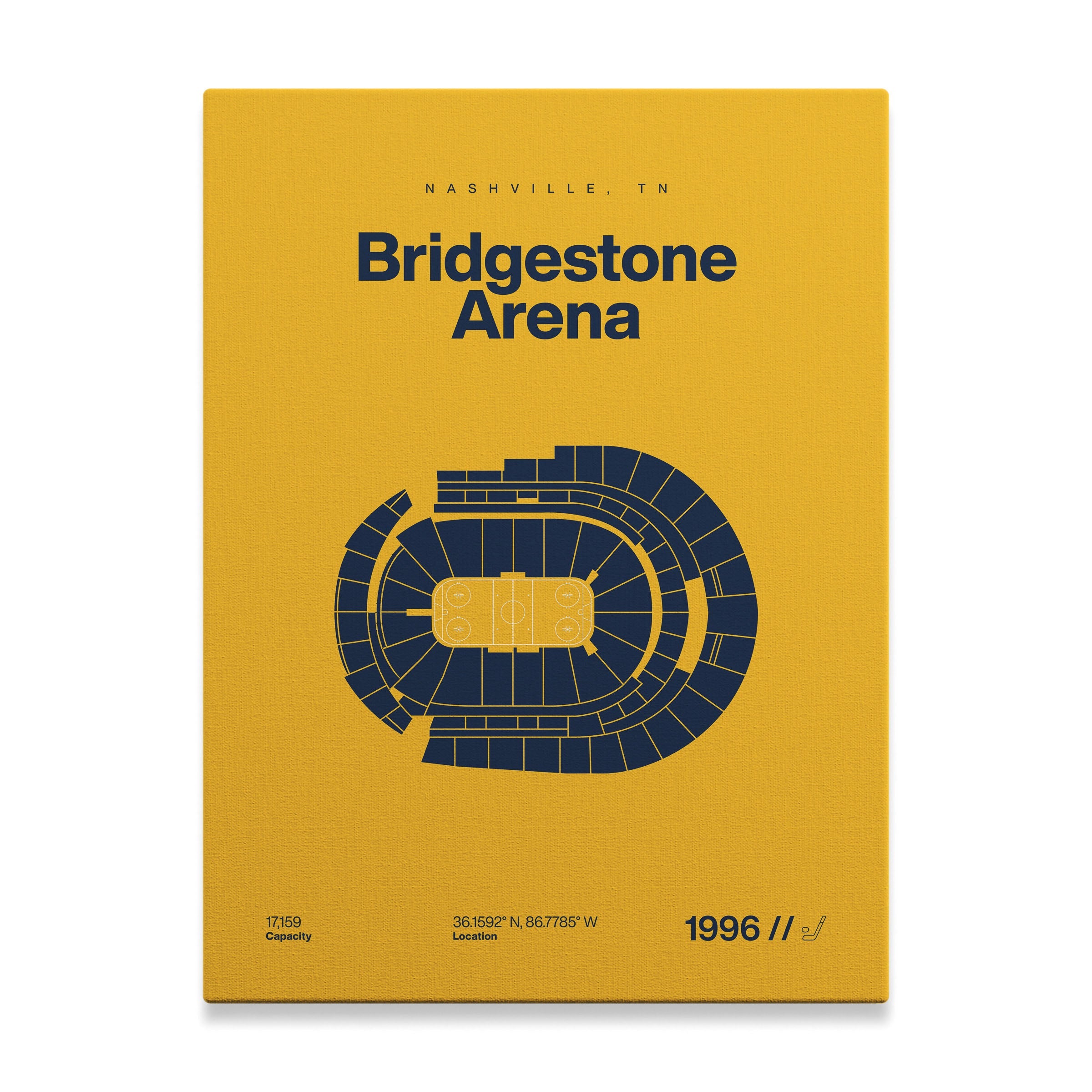 Nashville Hockey Arena Bold