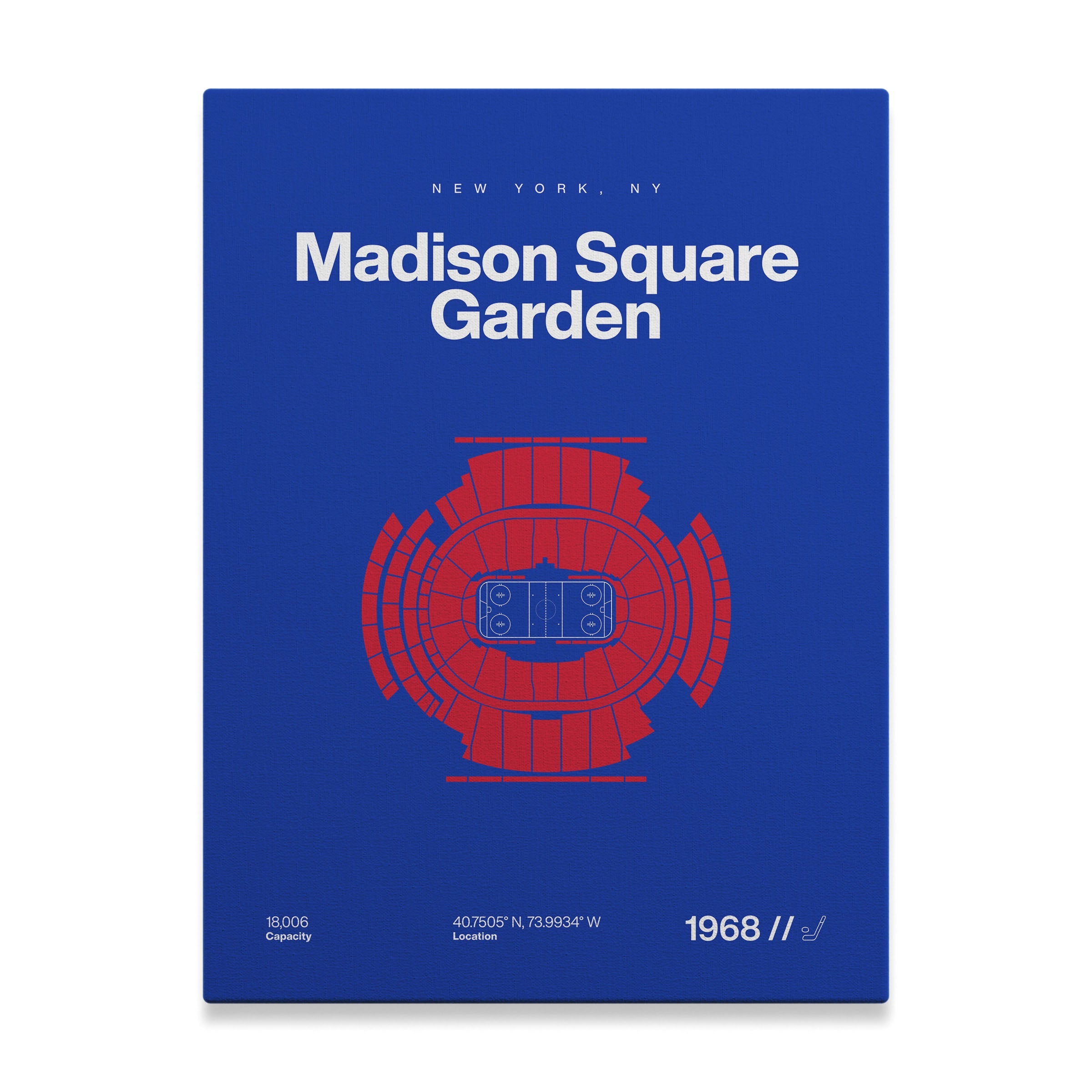 New York Hockey Arena Bold