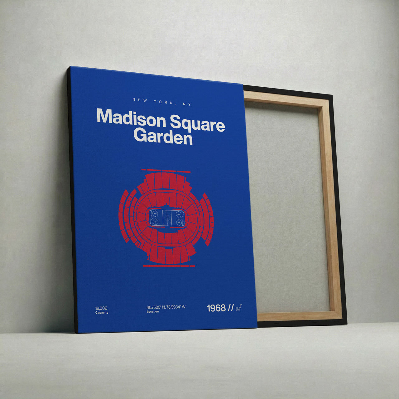 New York Hockey Arena Bold