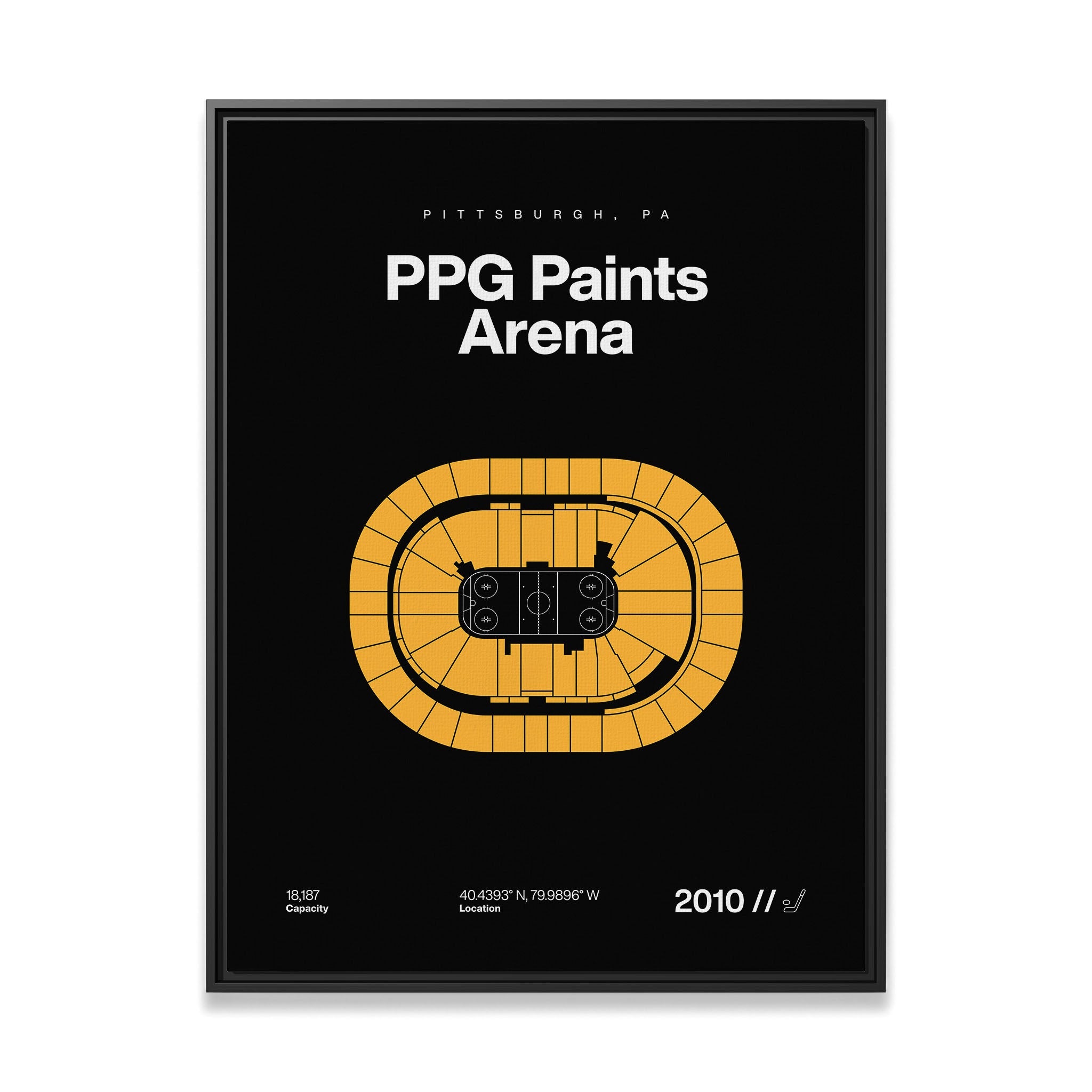 Pittsburgh Hockey Arena Bold