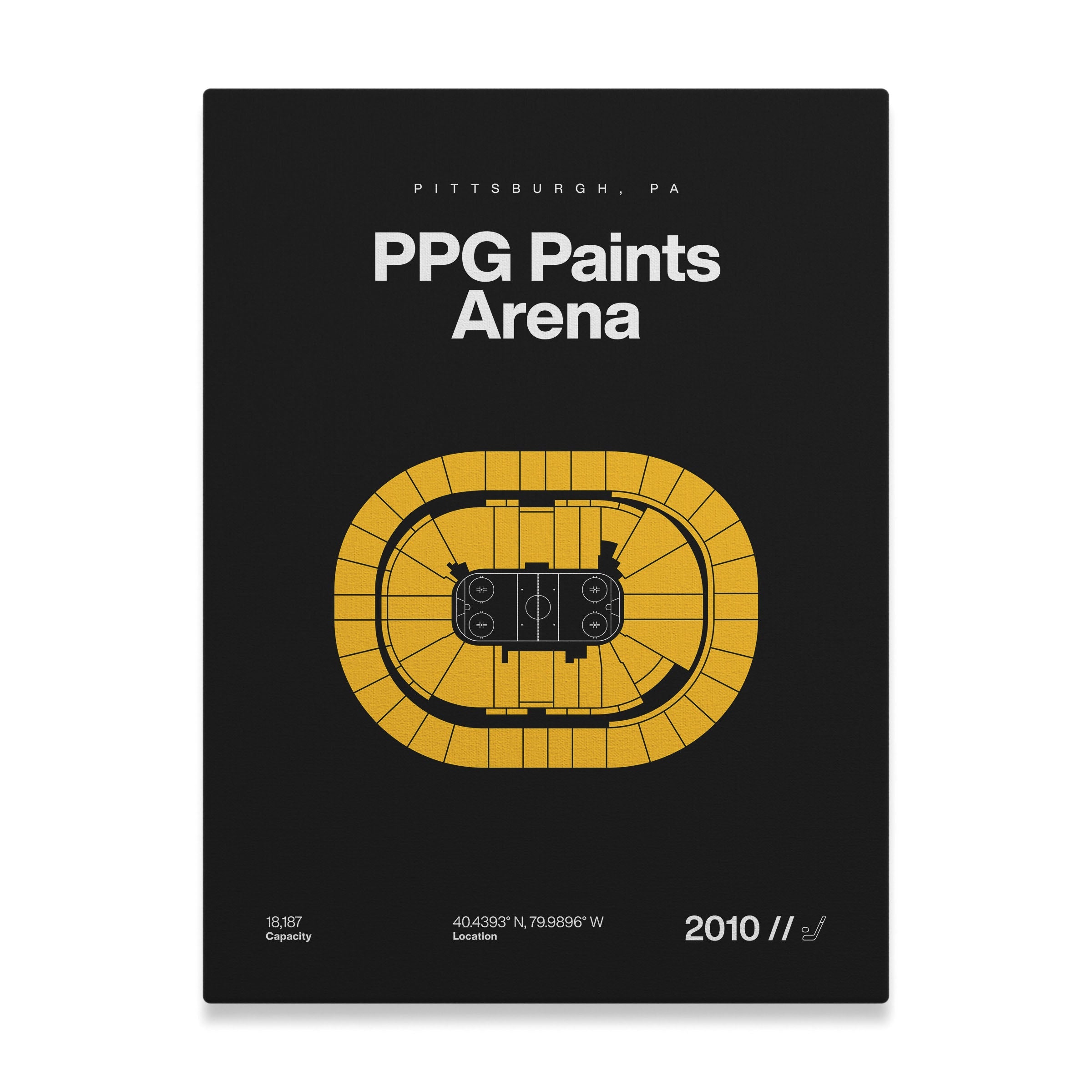 Pittsburgh Hockey Arena Bold