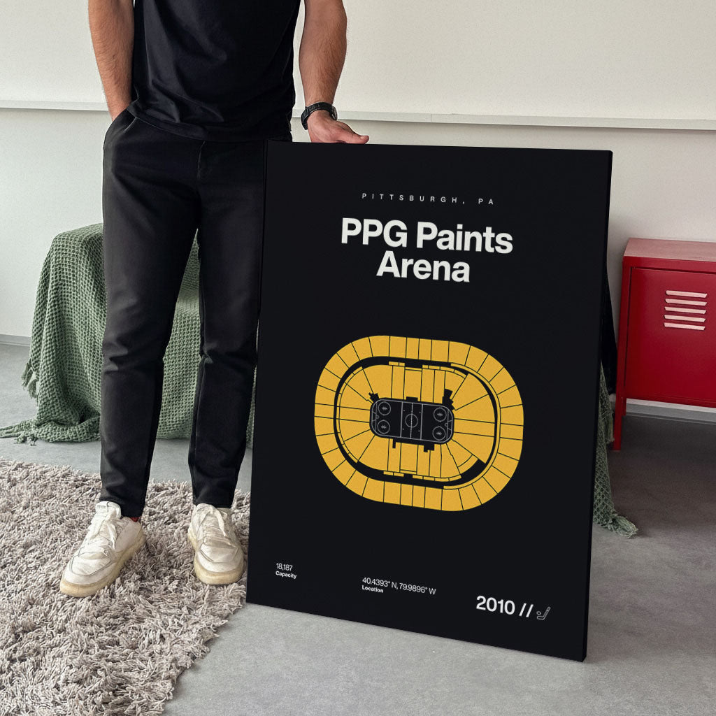 Pittsburgh Hockey Arena Bold