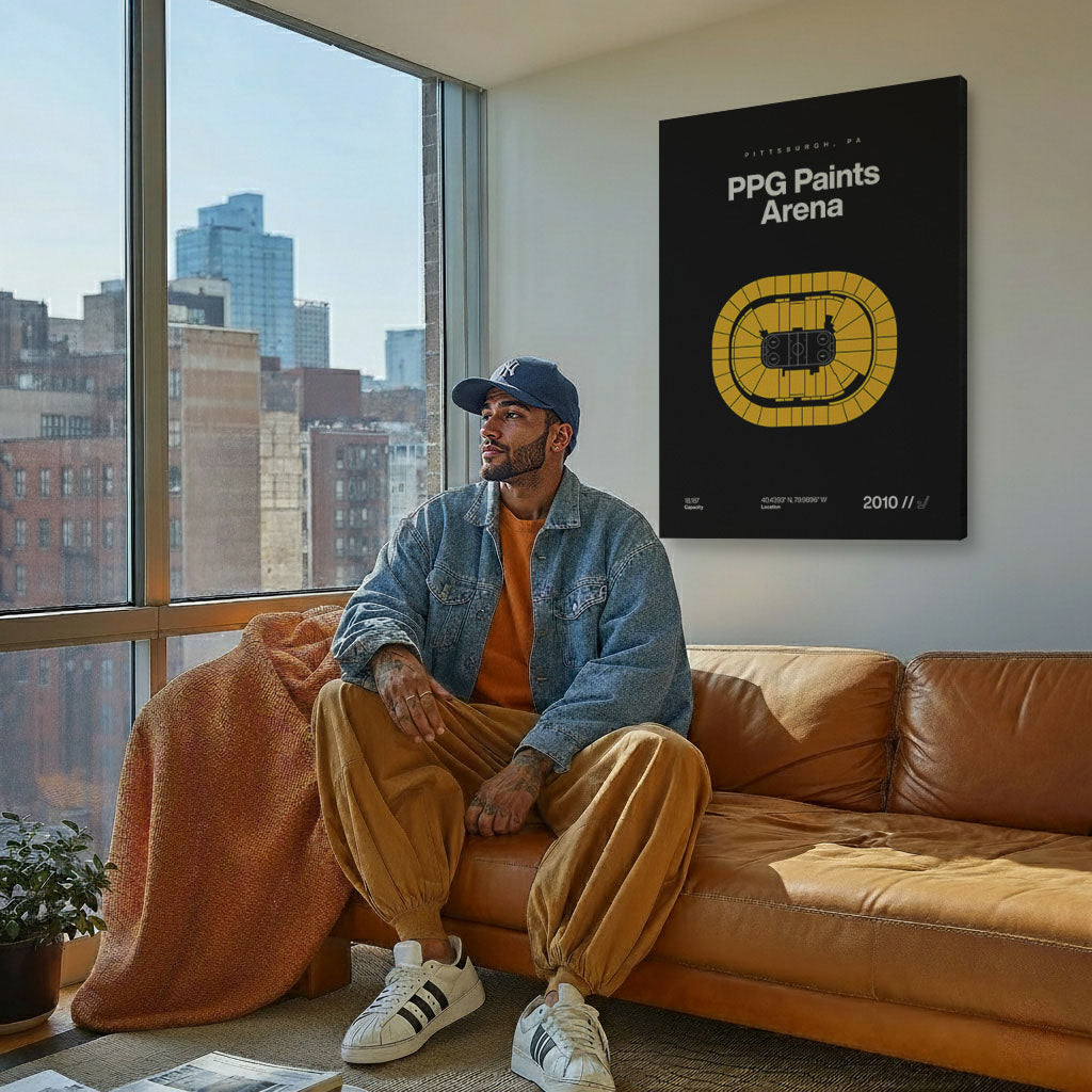 Pittsburgh Hockey Arena Bold