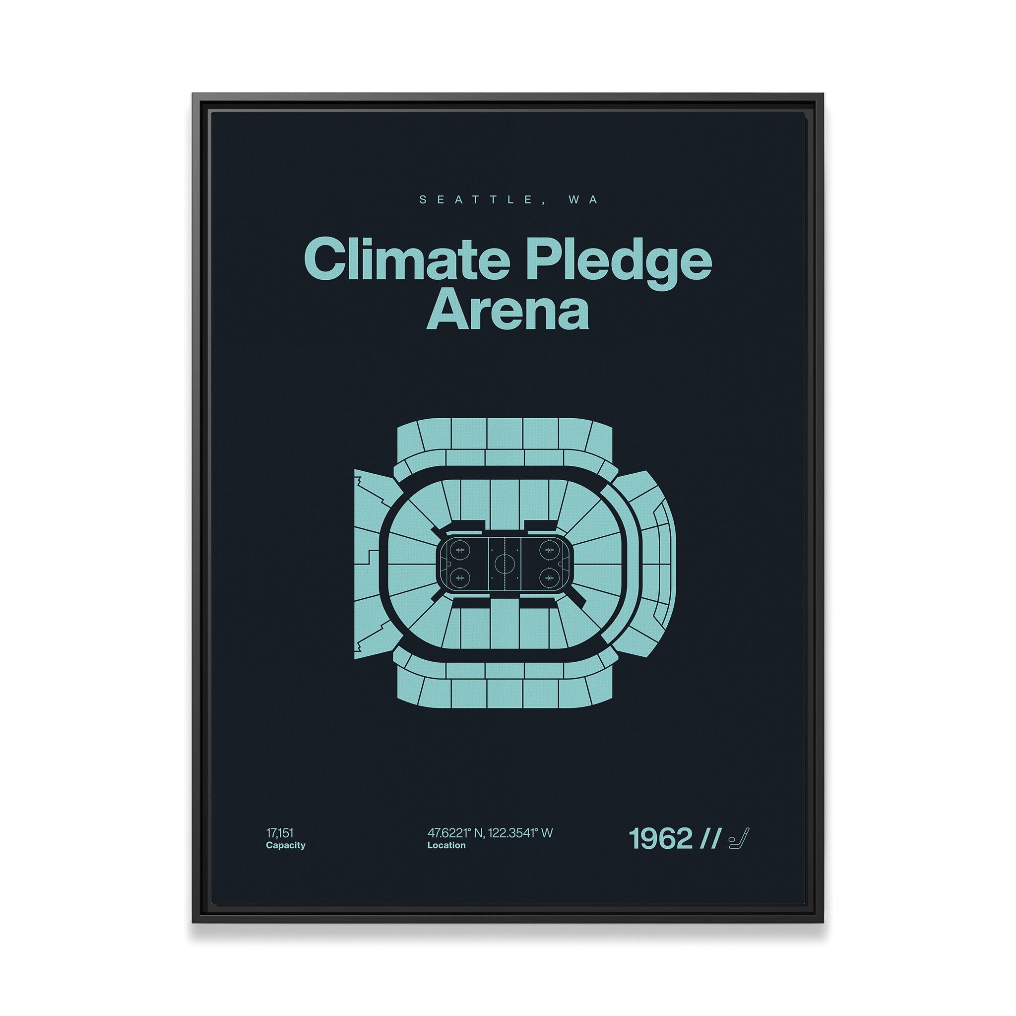 Seattle Hockey Arena Bold