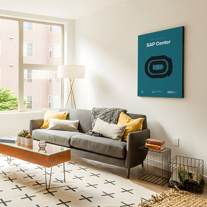 San Jose Hockey Arena Bold