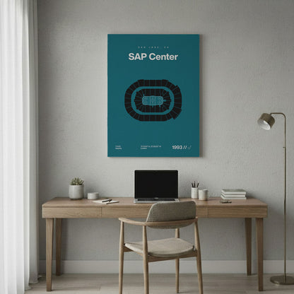 San Jose Hockey Arena Bold