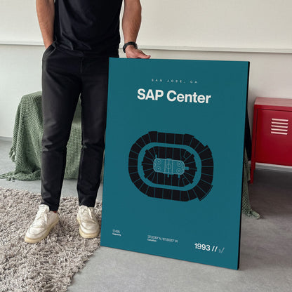 San Jose Hockey Arena Bold