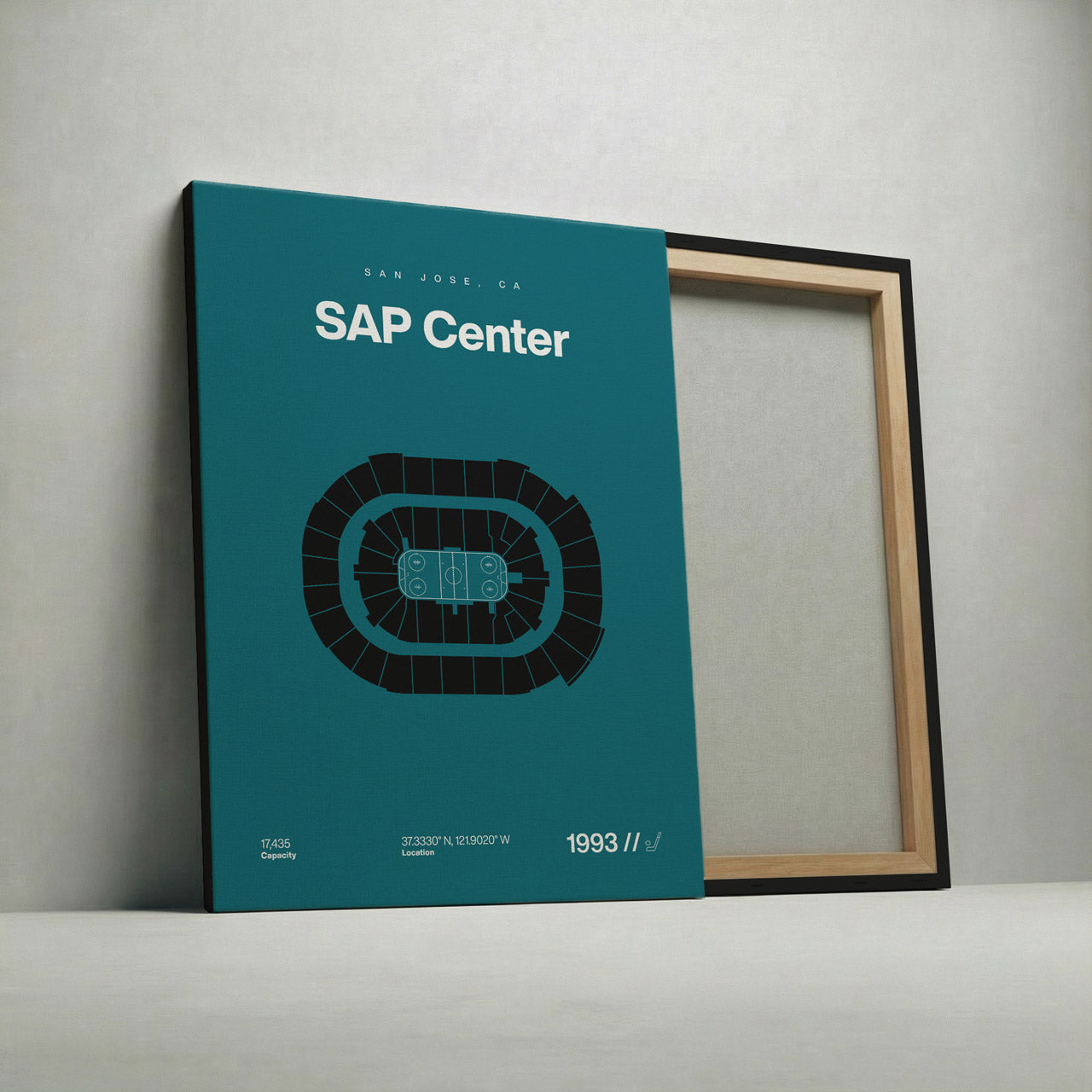 San Jose Hockey Arena Bold