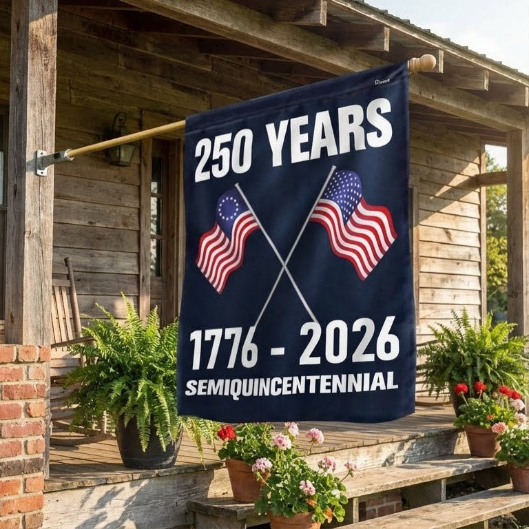American Flag - America 250th Anniversary Flag for Patriotic Decor